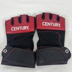 Century Red Black BRAVE Grab Tab Sparring Boxing Foam Core Workout Gloves L/XL